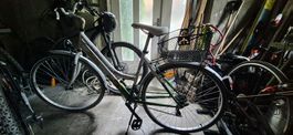 Stadtrad Damen Fahrrad mit Gepäckträger Korb Neuwertig