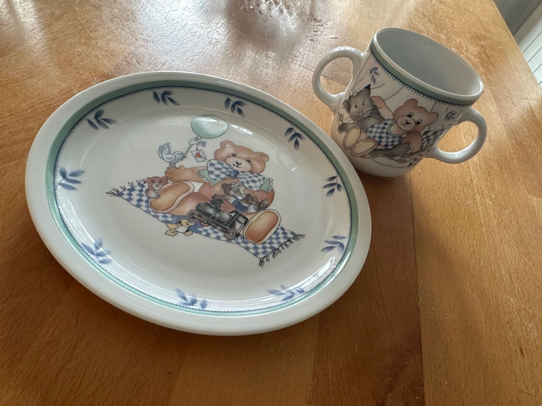 Villeroy & Boch Set di piatti: V&B Kindergeschirr 2 teilig – Usato da Zürich venduto da babssusch
