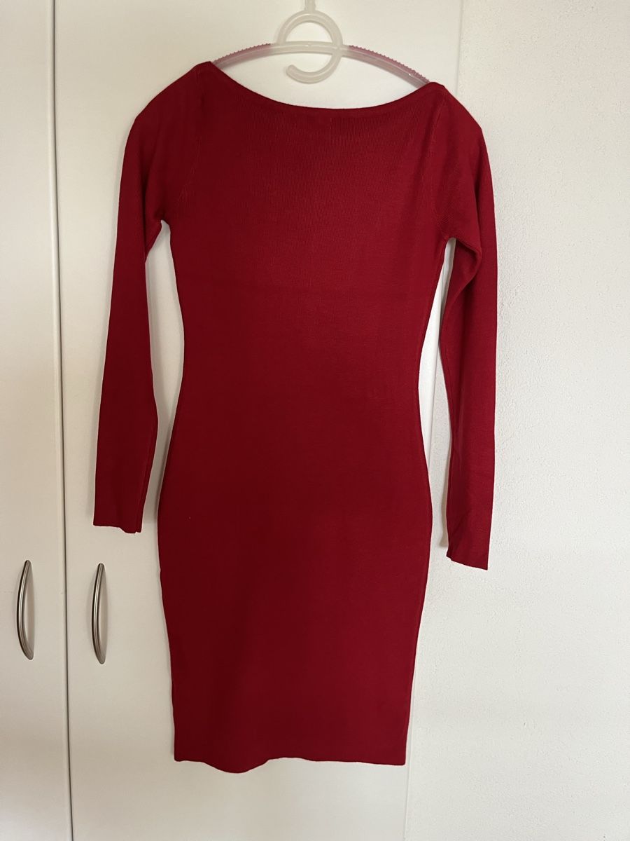 Vestiti: Rotes Kleid mit Strass - festlich, neu, Gr. TU – Nuovo e nell'imballaggio originale da Wädenswil venduto da Iana32 2