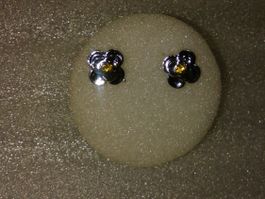 ohrringe modeschmuck,,,mit grün kristall