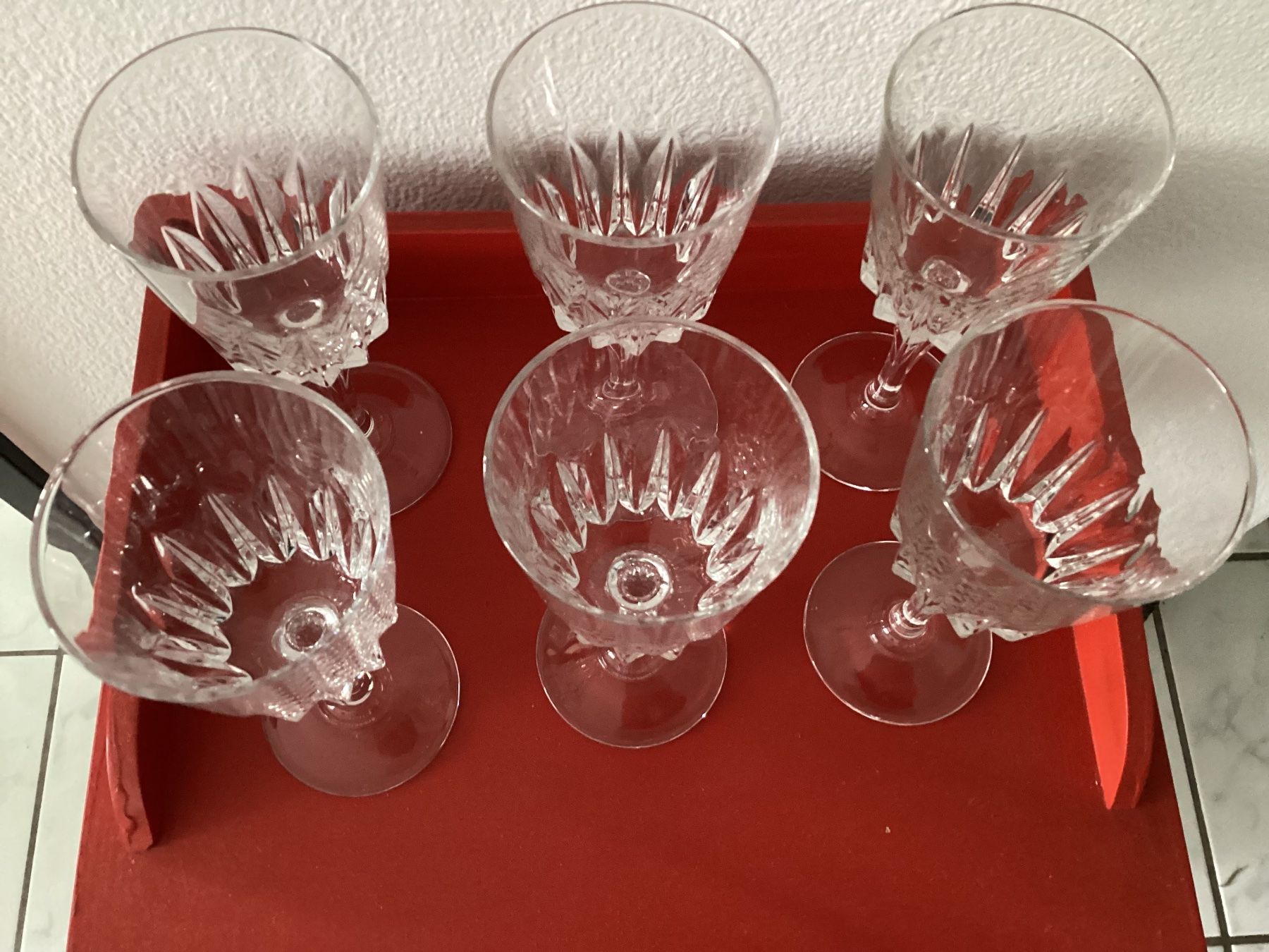 Verres: 6 Kristall Weingläser – Neuf (Voir description) à Minusio par scotch111 1