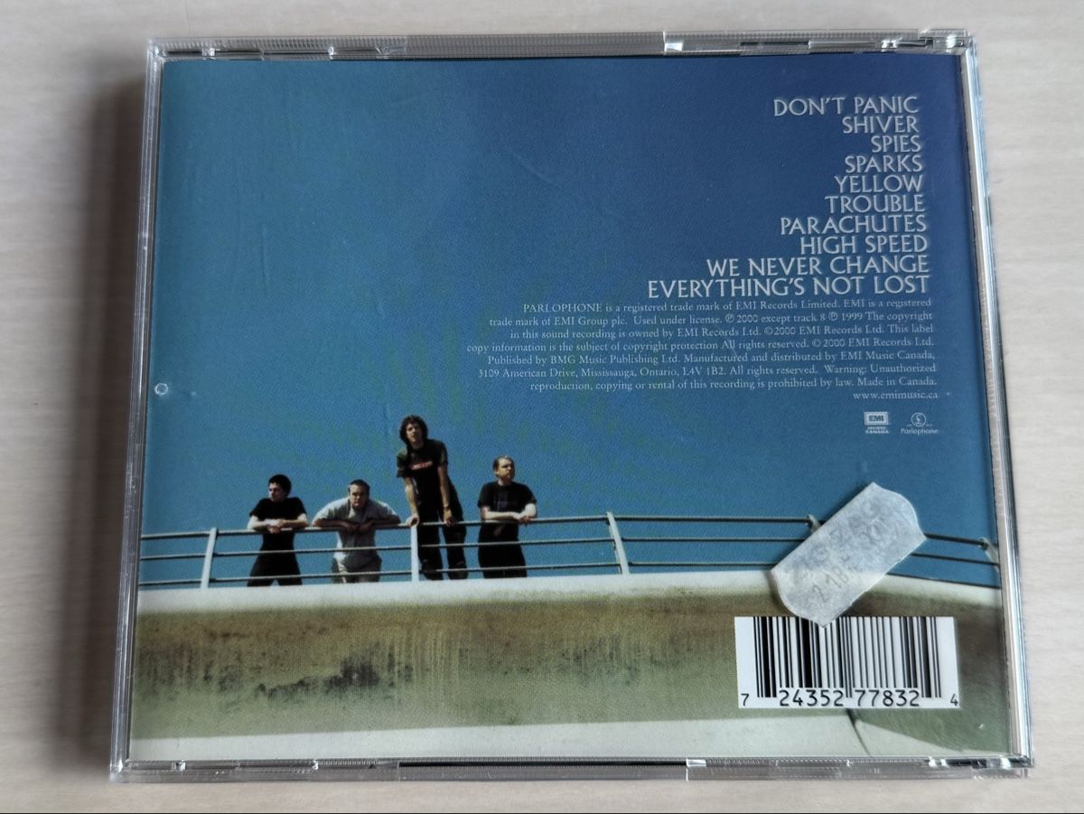 CD: CD Coldplay Parachutes  – Usato da Oberried Brienz venduto da Chyara 1