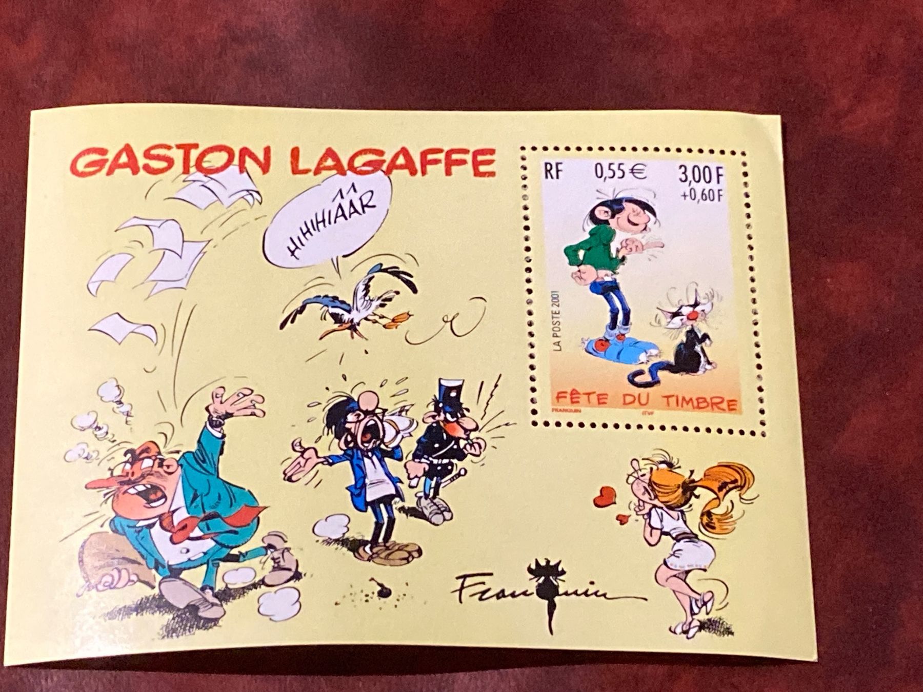 Fumetti: Loc de timbre - Gaston Lagaffe - 2001 – Nuovo (secondo la descrizione) da Fribourg venduto da Ldan