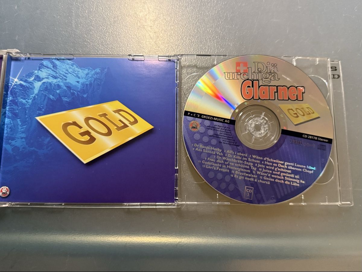 CDs: Dia urchiga Glarner - GOLD - 2 CD – Gebraucht aus Oberried Brienz von Chyara 3
