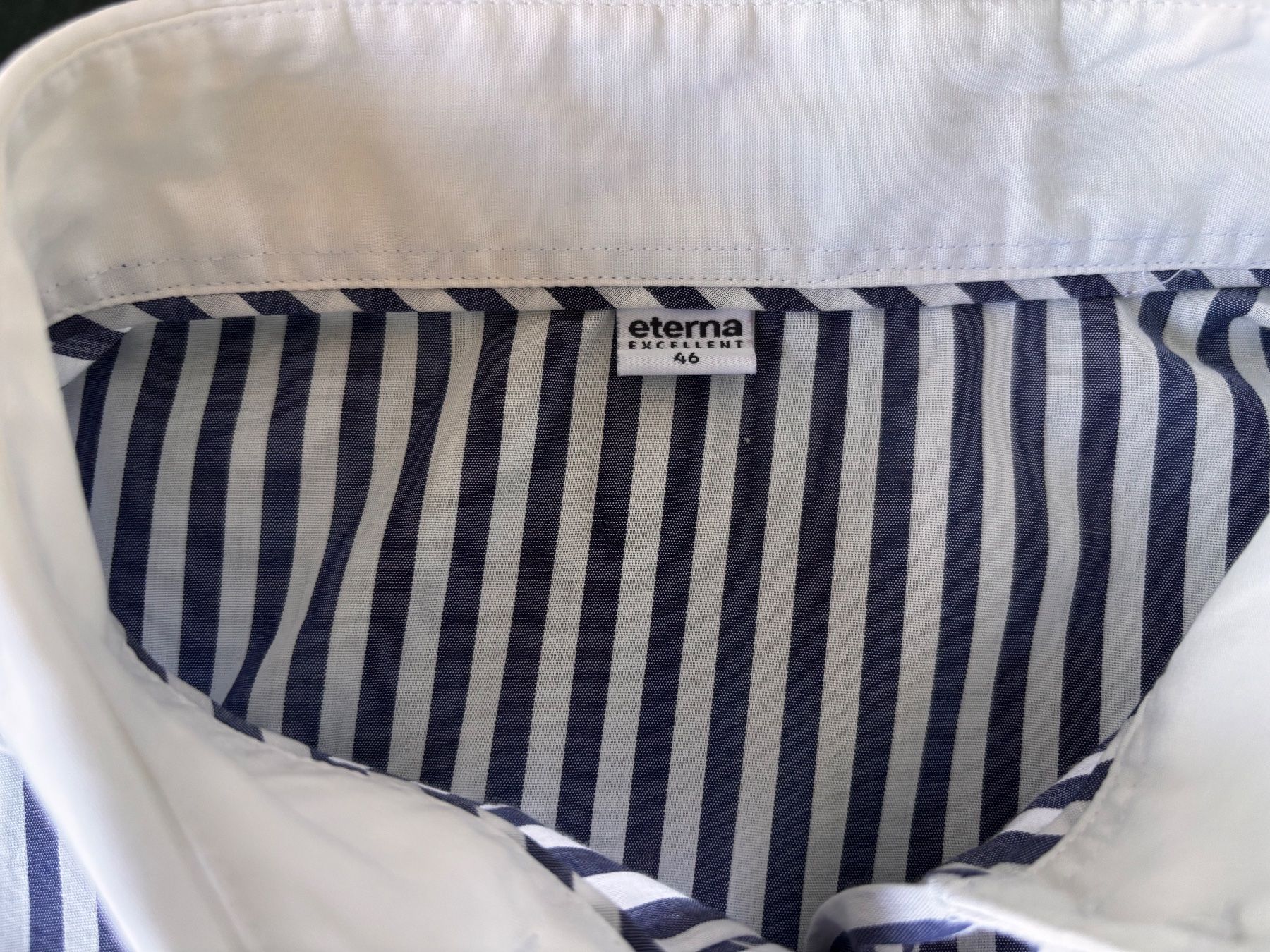 Eterna Blusen: ETERNA Damenbluse Gr. 46 – blau/weiss gestreift – 3/4-Arm – Gebraucht aus Möhlin von House_of_Sterling 1