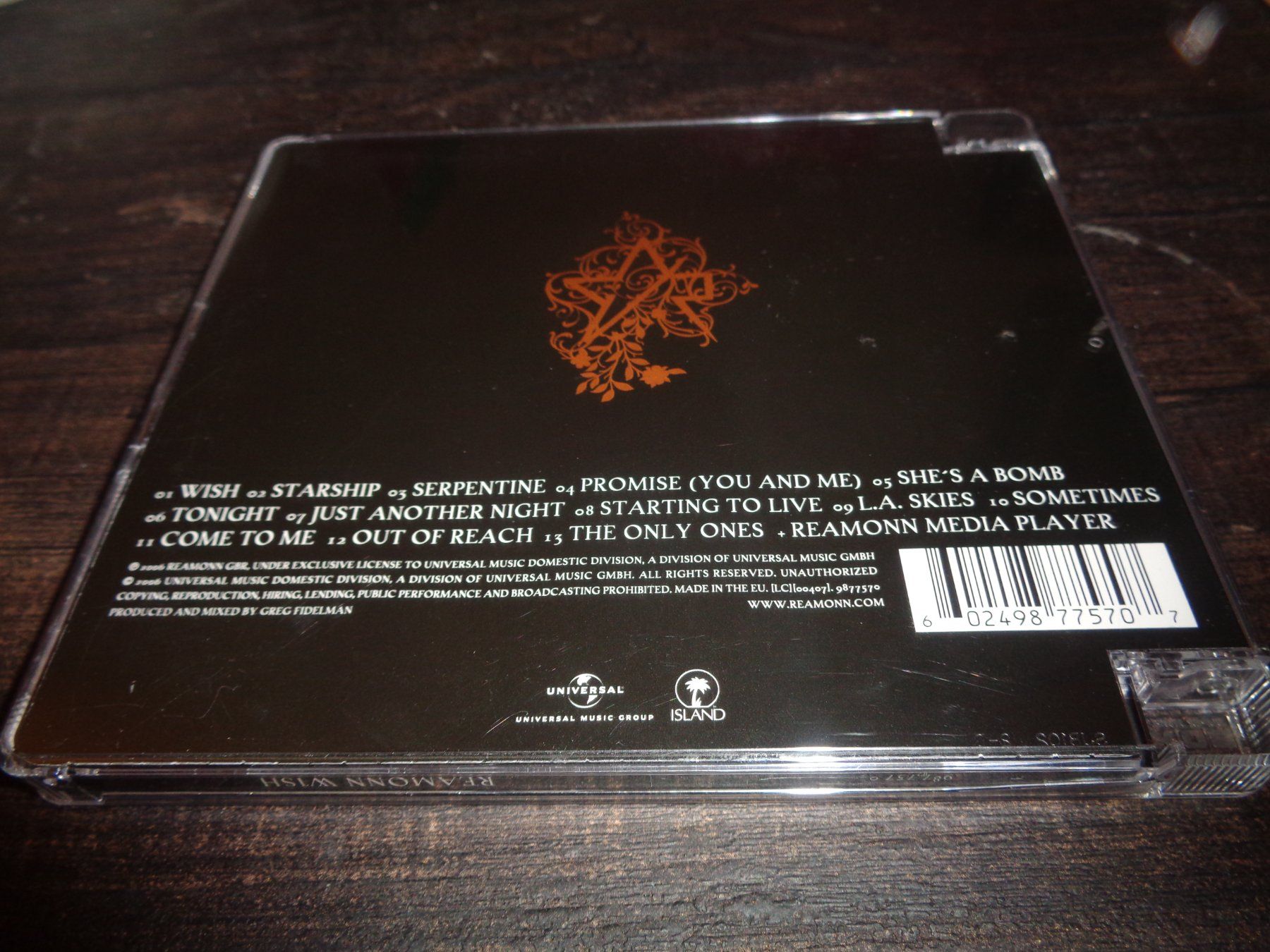CD: Reamonn - Wish CD – Usato da Olten venduto da Disc-Ausverkauf 1