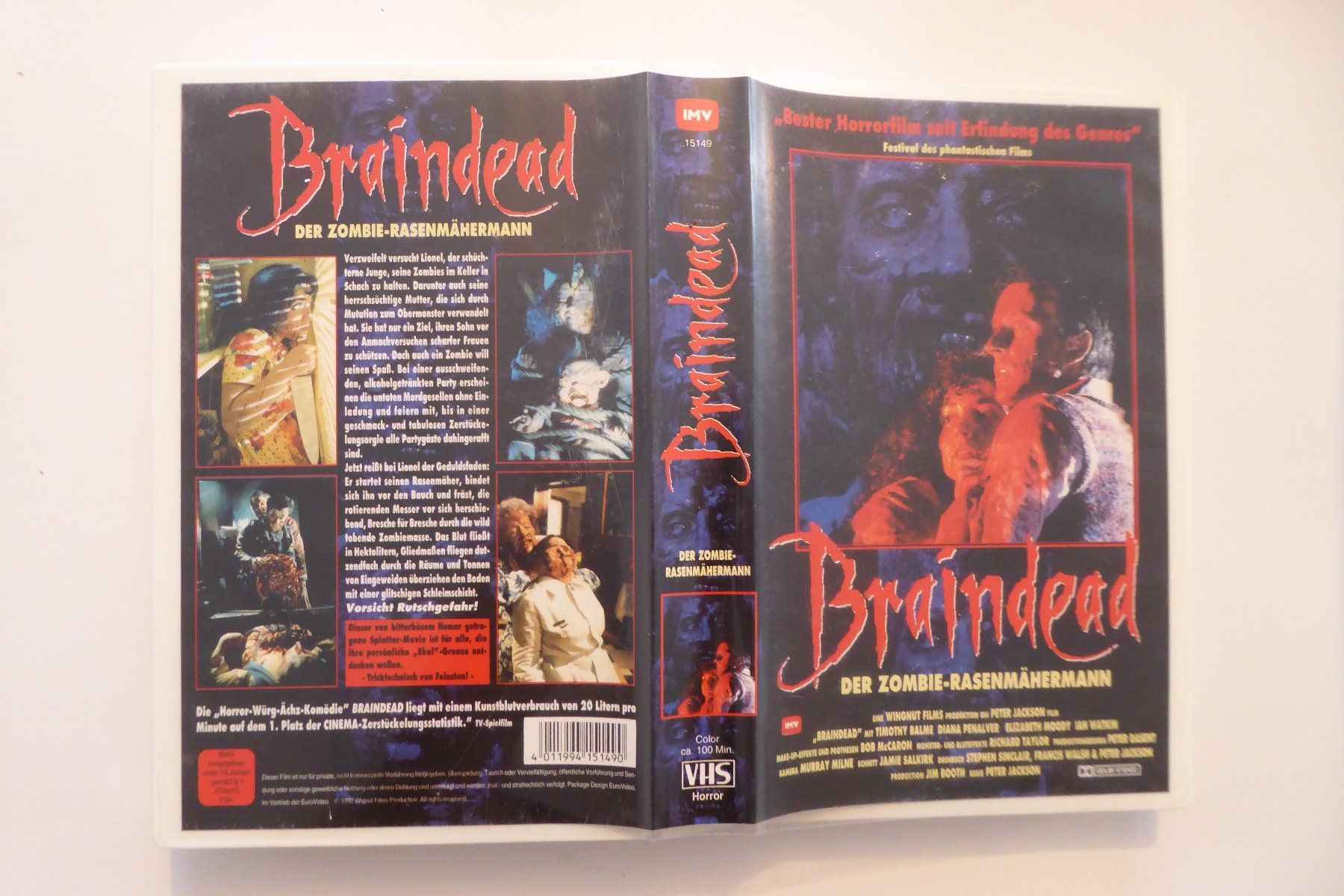 Alle VHS: VHS Braindead – Gebraucht aus Allschwil von Summelsarium