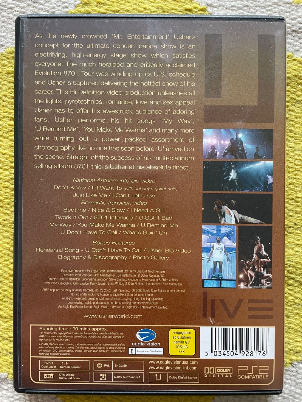 Tutti i DVDs: USHER-DVD LIVE EVOLUTION 8701 – Usato da Rorschacherberg venduto da CD-Roli 1