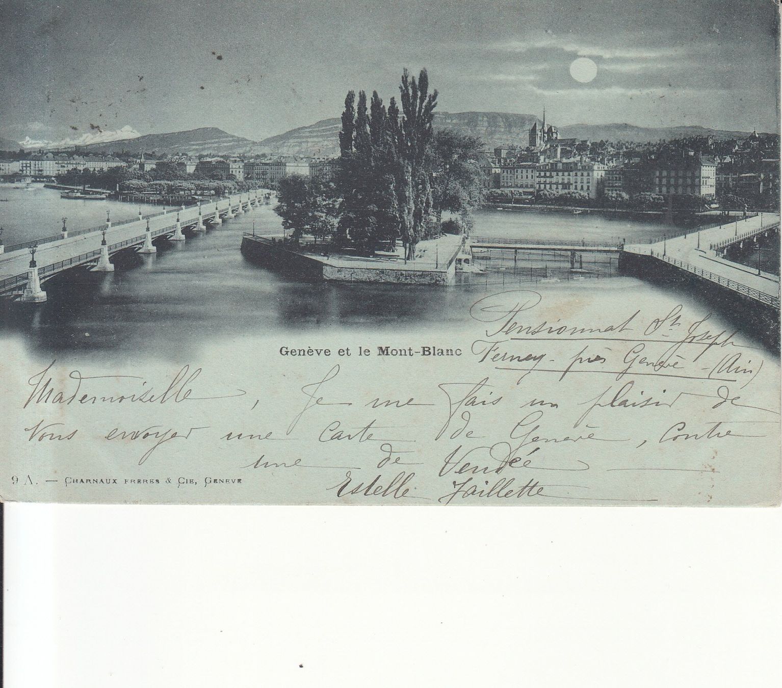 Cartoline postali: Genève 1901 – Usato da Bürglen TG venduto da StampGraf