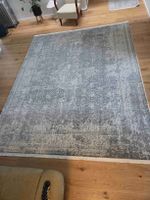 Gross 245 cm x 305 cm Teppich Grau/Weiss