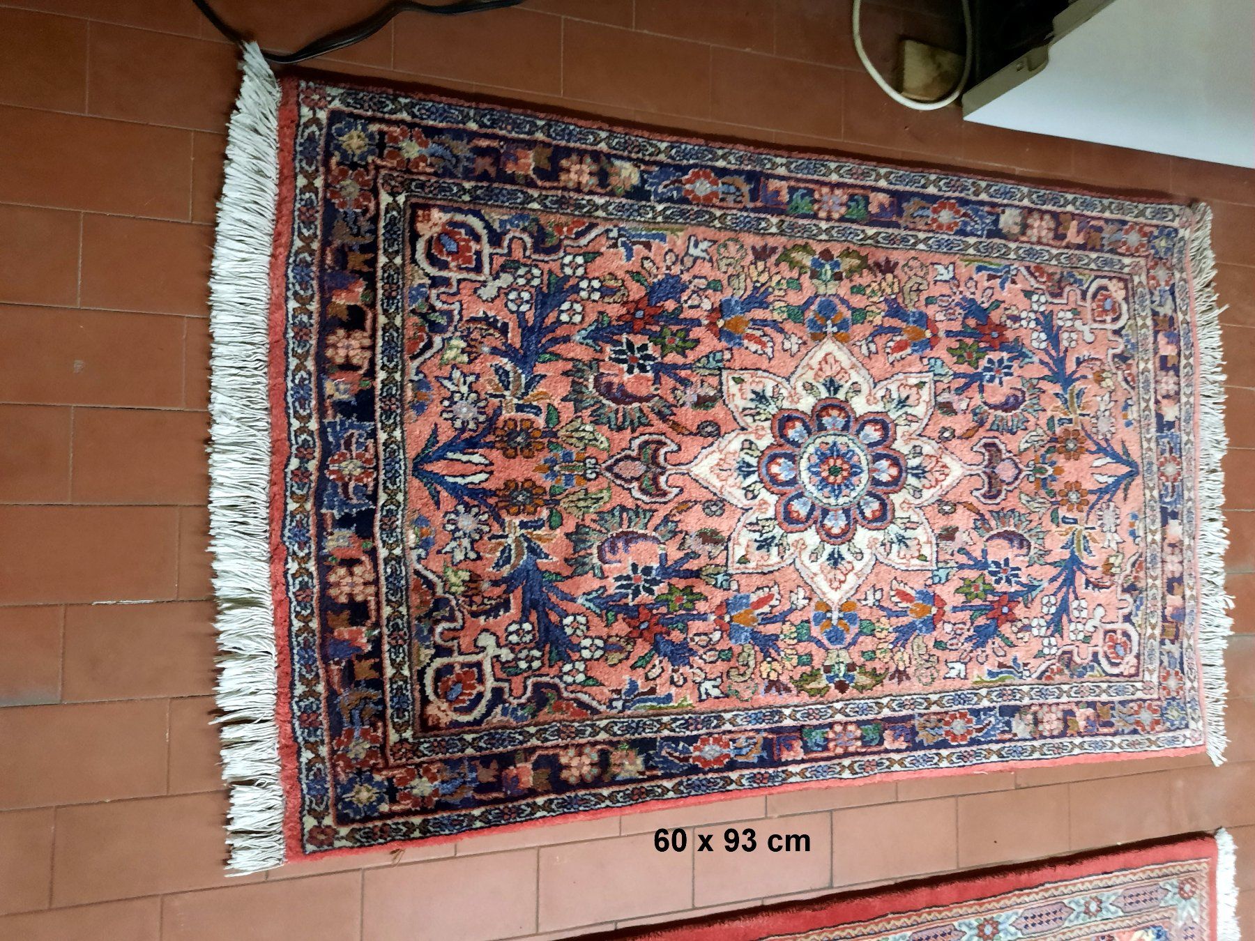 Tappeti: Bakthiar Orientteppich handgeknüpft 60 x 93 cm – Usato da Eschenbach venduto da Alicekunst 2