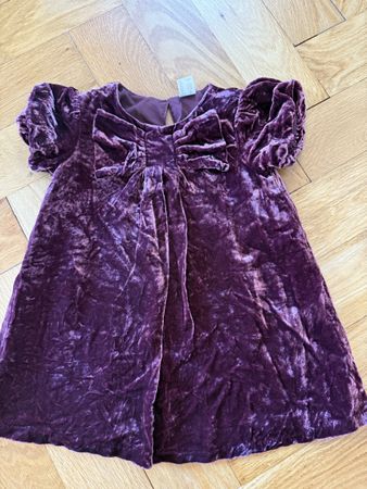 Festliches Samtkleid von H&M adorables in Grösse 92
