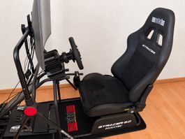 Sim-Racing-Setup Fanatec GT DD Pro 8 Nm inkl. Sitz & Monitor
