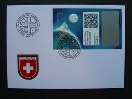 2021 Nr. C1IV Swiss Crypto Stamps ID4 auf FDC