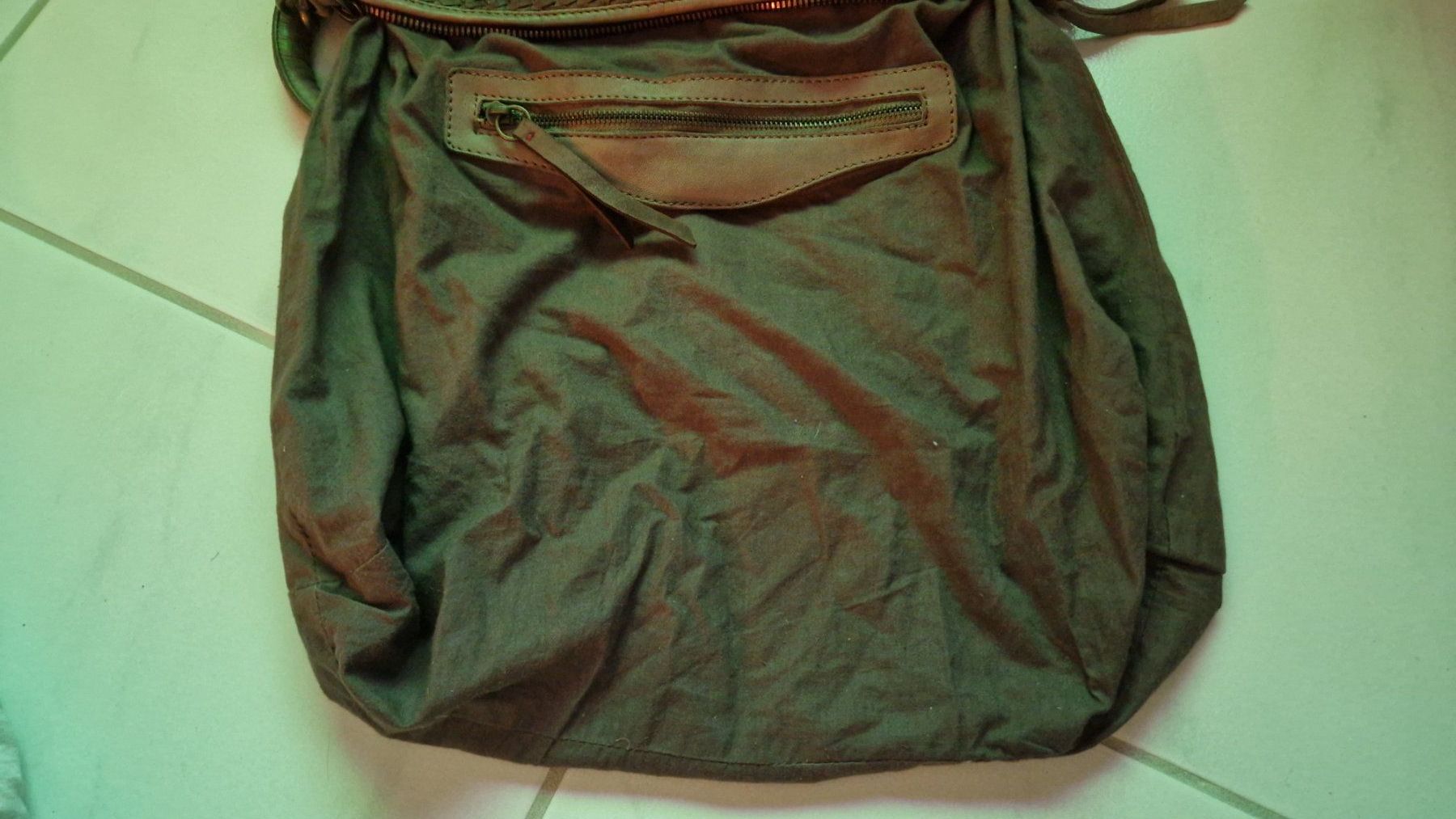 Borse: Umhänge-/Handtasche Leder geflochten – Usato da Rütihof venduto da Teddy1985 3