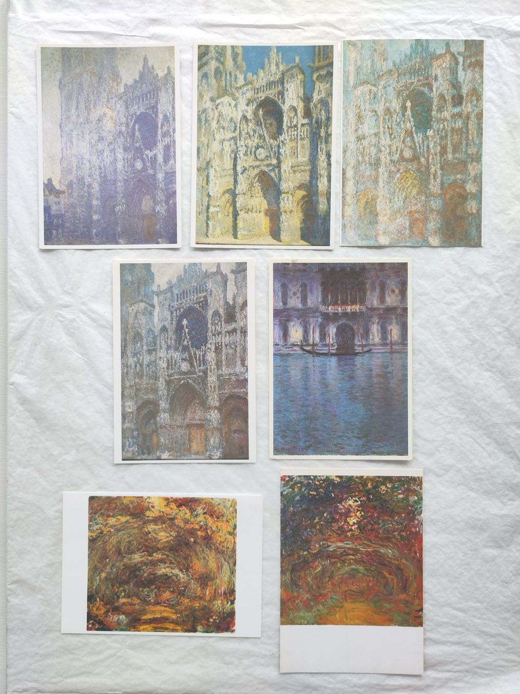 Cartoline postali: 38 AK mit Kunst von CLAUDE MONET – Usato da Pfäffikon ZH venduto da rabali 5