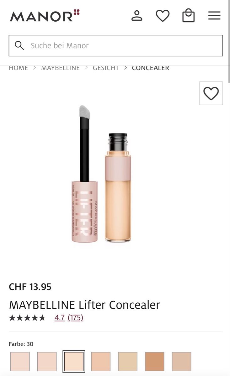 Maybelline Make-up: Maybelline Lifter Concealer Nr. 30 – Usato da Baden venduto da Tiffany6878 4