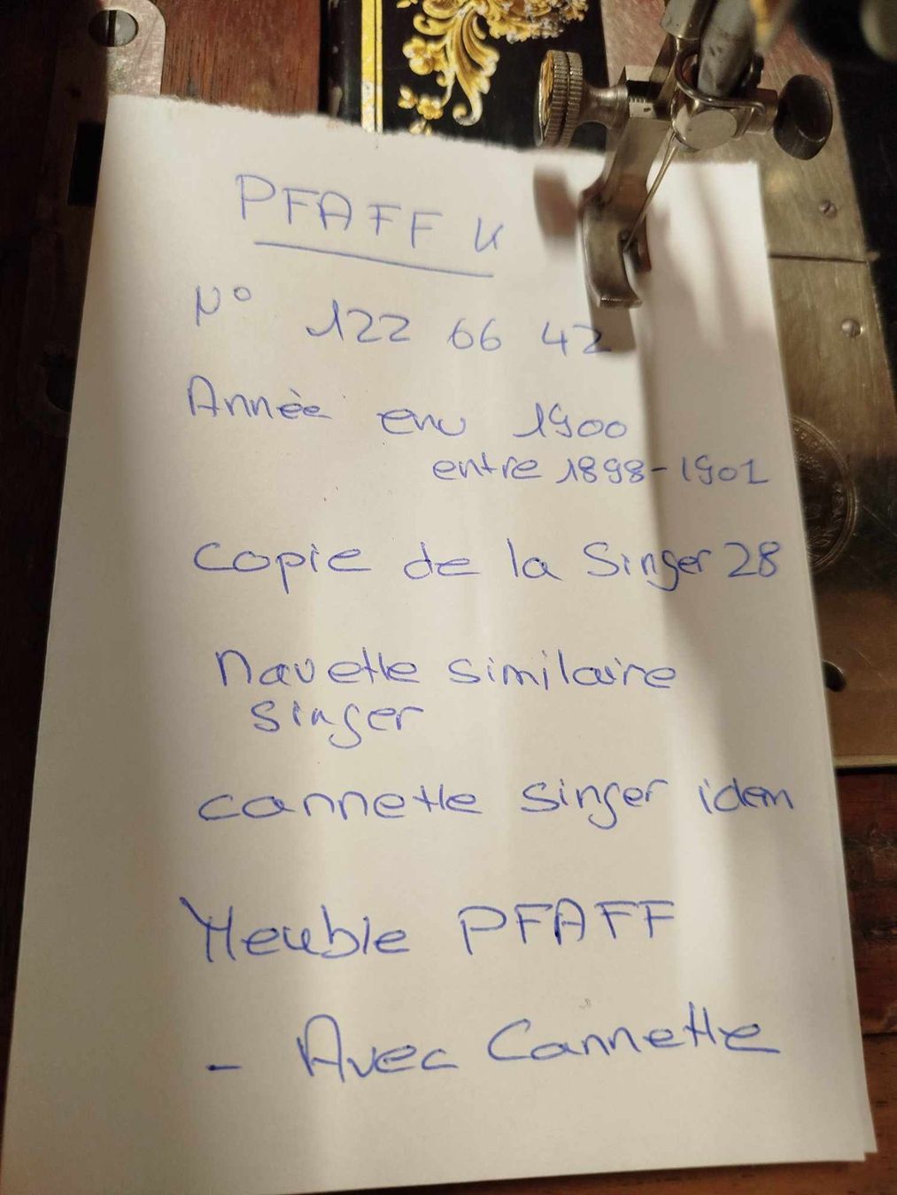 Nähmaschinen: Machine à coudre (nr 6 ) – Gebraucht aus La Chaux-de-Fonds von Emmaus2300CDF 7