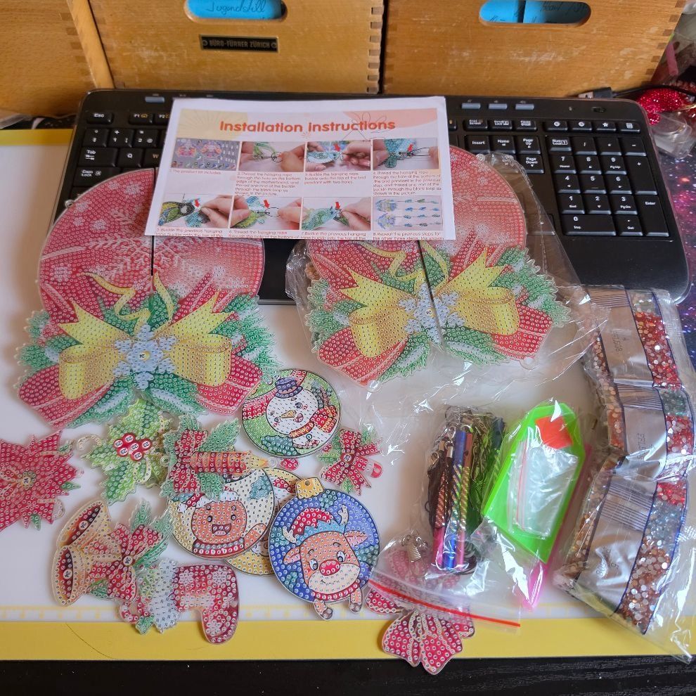 Kit bricolage: DIAMOND PAINING MOBILE WEIHNACHTEN – Nuovo e nell'imballaggio originale da Dintikon venduto da bonita099