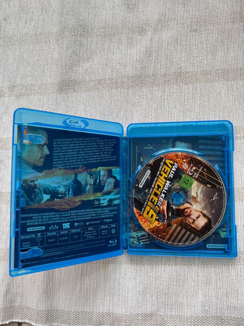 Tutti i DVDs: Vehicle 19 [Blu-ray] mit Paul Walker – Usato da Arbon venduto da drs64 2