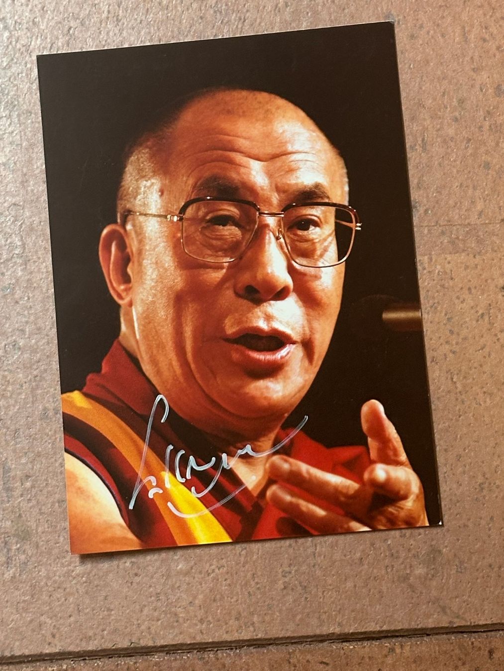 Autografi: Originalautogramm von Dalai Lama – Usato da rafz venduto da Ttt0071