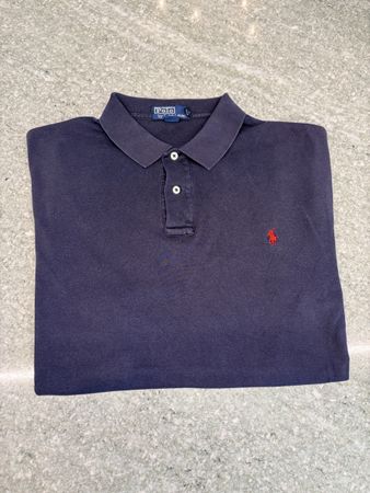 Polo Ralph Lauren Poloshirt dunkelblau Grösse L Cotton