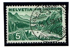 Pro Juventute J57 Vollstemepl Zürich 2 Fraumünster