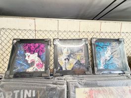 3er Bilder Kom, Kunstwerk NEU OVP NP CHF 597.-