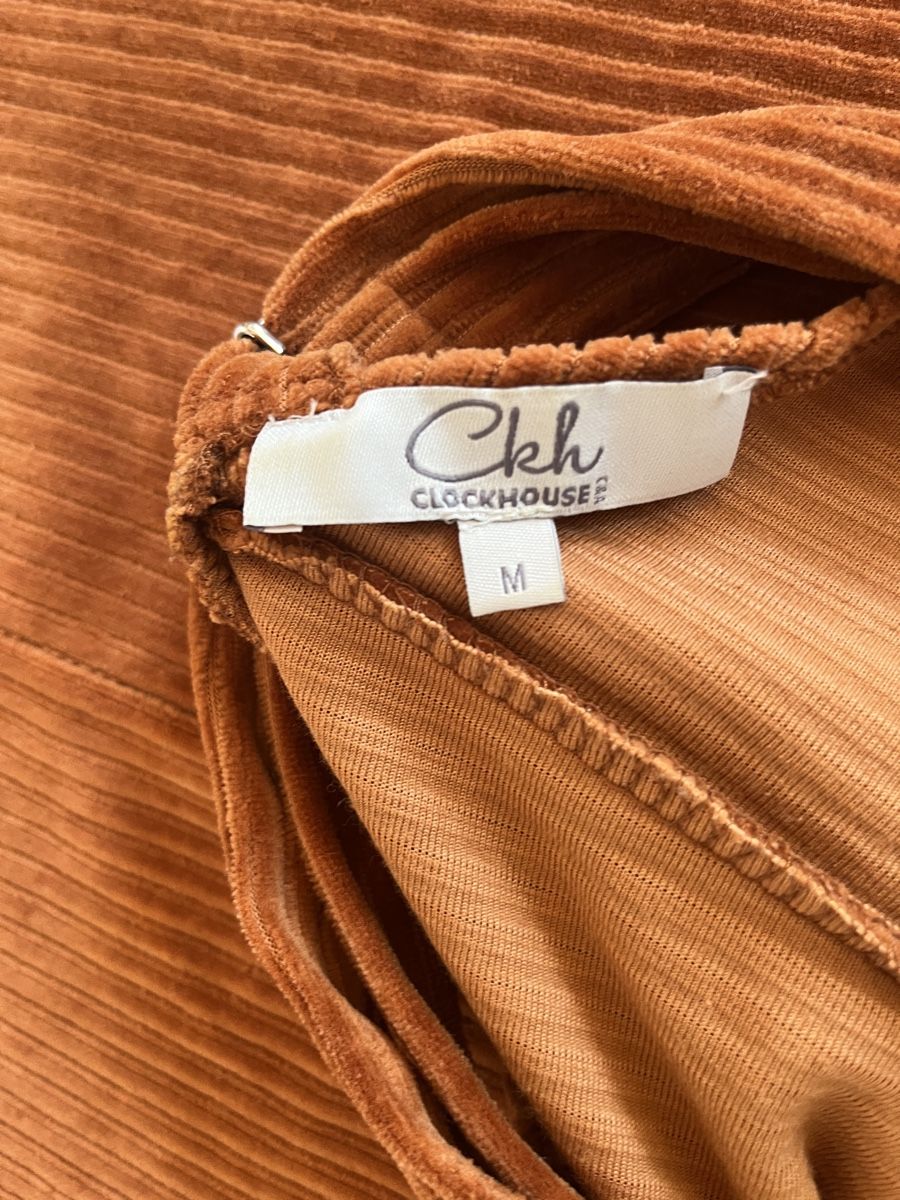C&A Vestiti & Gonne: Cord Latzkleid braun Grösse M  – Usato da Bern venduto da sosophie 3