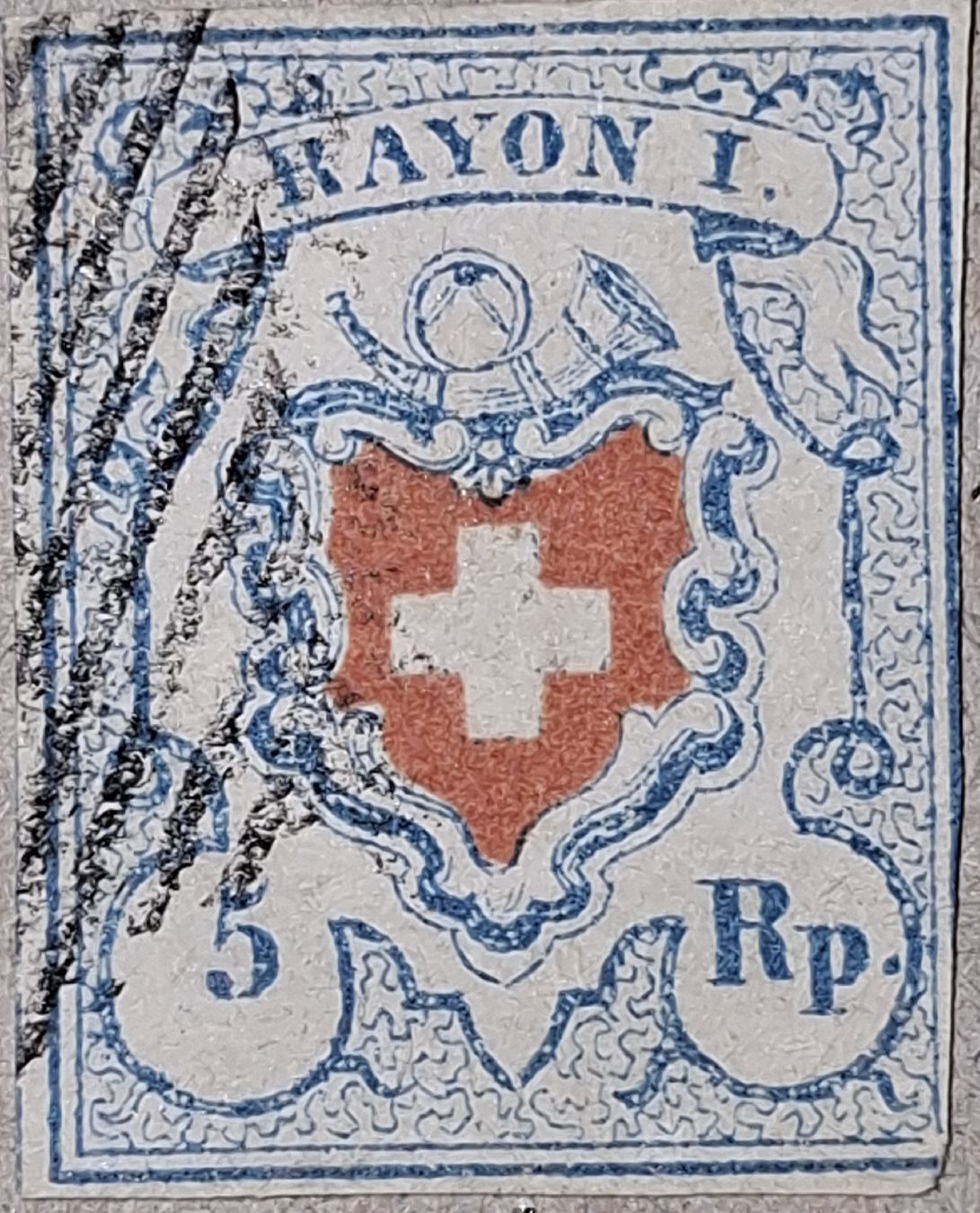 Tutti i francobolli: Rayon Typ 1 17II C1 - RU – Usato da Balgach venduto da SIMEON27