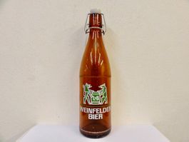 alte Bierflasche WEINFELDER BIER GLASHÜTTE BÜLACH 1967