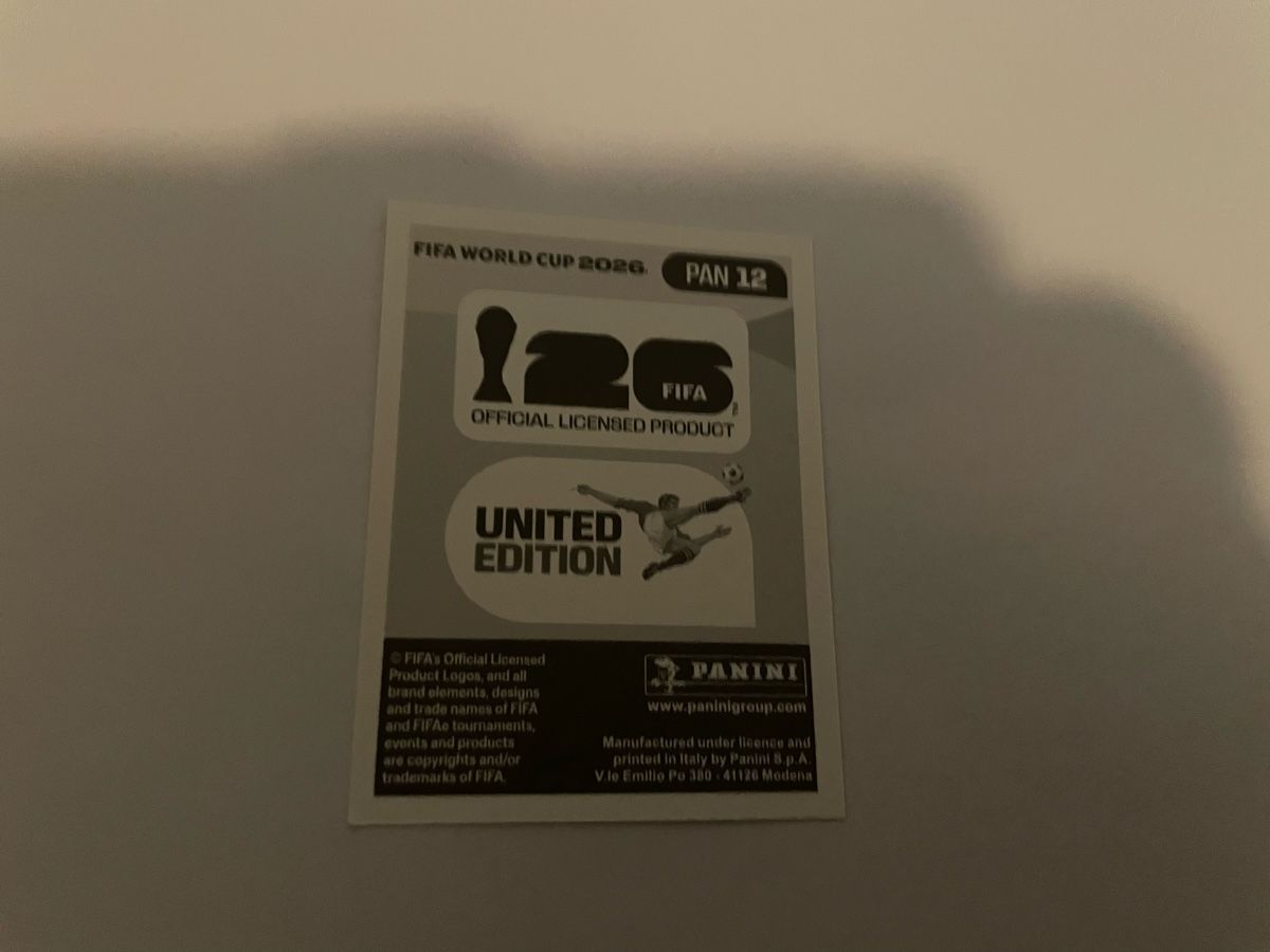 Panini Carte collezionabili: FIFA WM 2026 Adalberto Carrasquilla PAN 12 – Nuovo (secondo la descrizione) da Winterthur venduto da Cobraforce 1