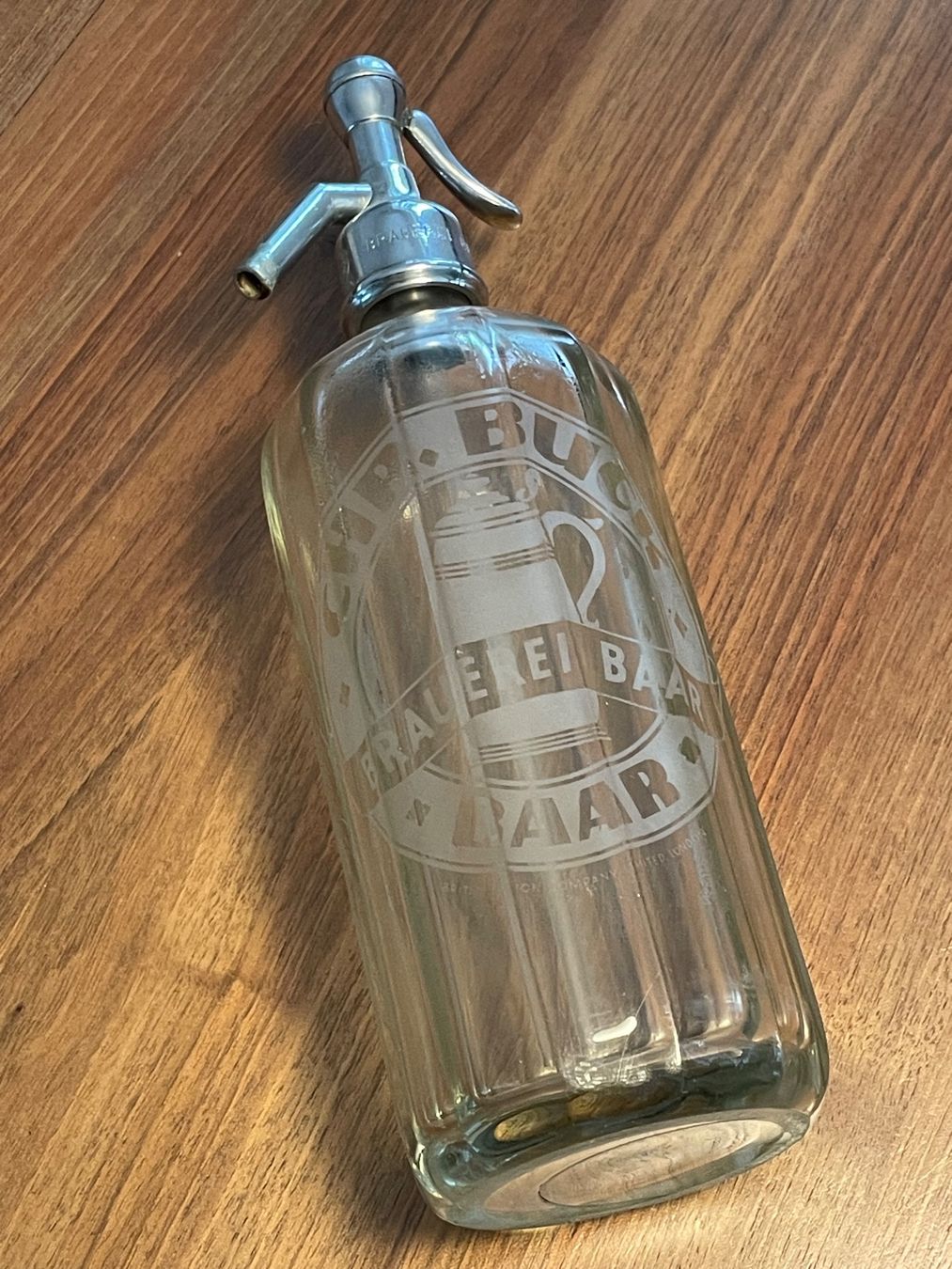 Flaschen: 2 SCHÖNE SODA-SYPHONFLASCHEN – Gebraucht aus Basel von Basilius02 1