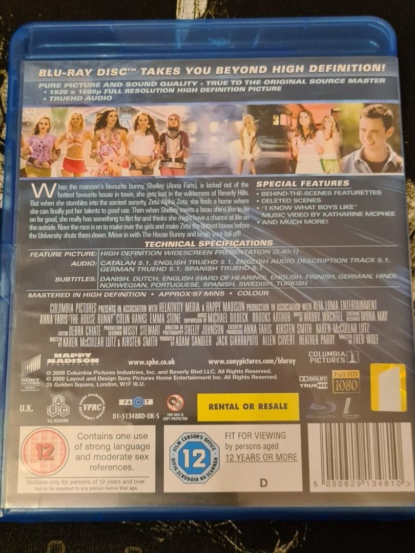 Alle DVDs: The House Bunny – Neu (gemäss Beschreibung) aus Oberkirch LU von  1