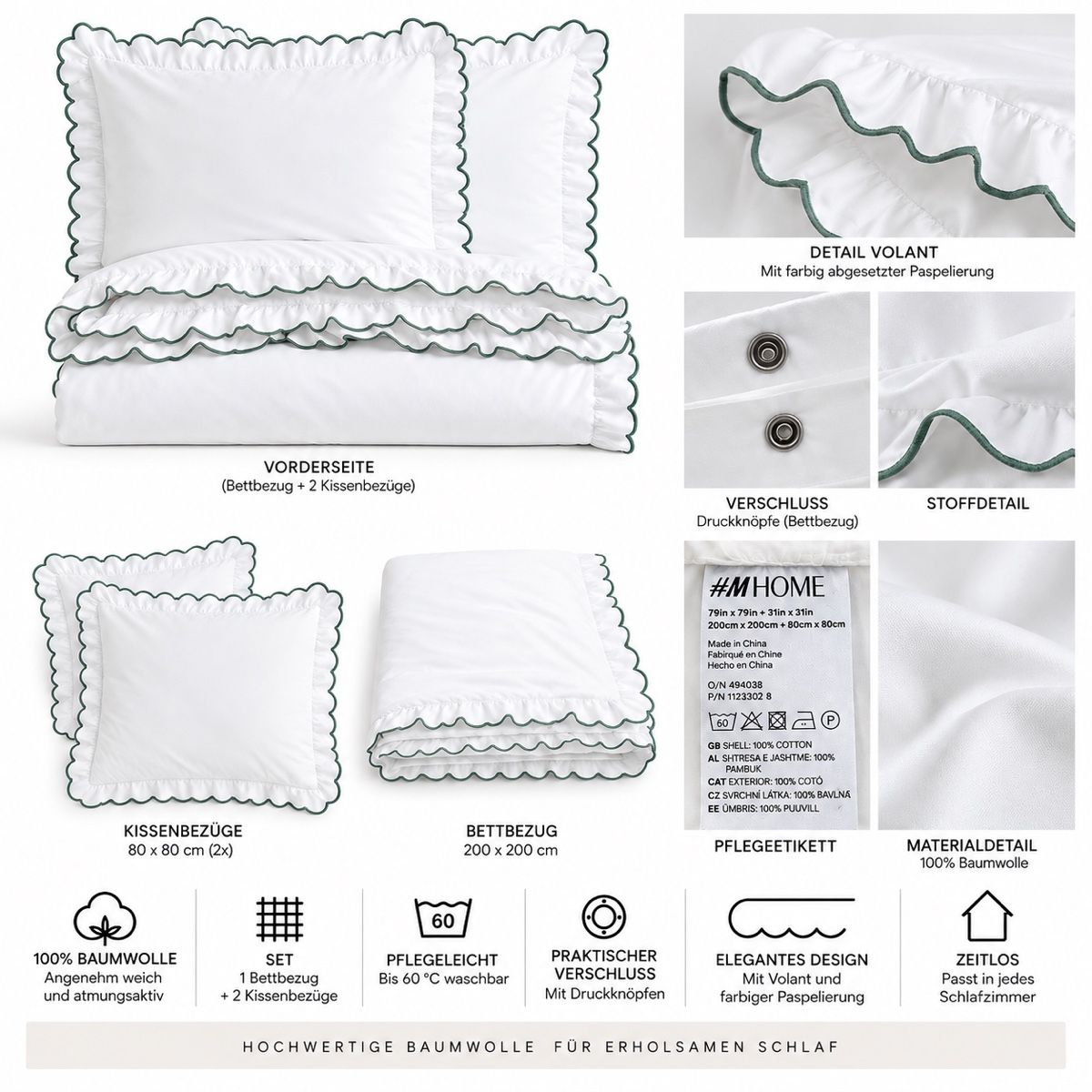 Linge de lit: Bettwäsche Paket, 2x Bettbezug-Set, 1xKissen Neu ungeöffnet – D'occasion à Unterägeri par Maria_F. 1