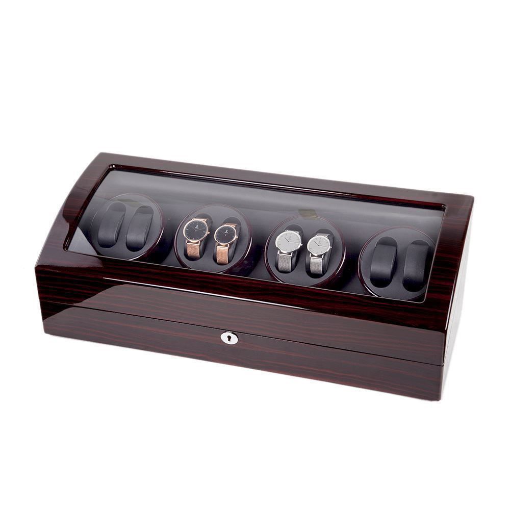 Uhrenboxen: Uhrenbeweger Uhrenvitrine 8+9 Pianolack – Neu (gemäss Beschreibung) aus Thun von Newnewshop
