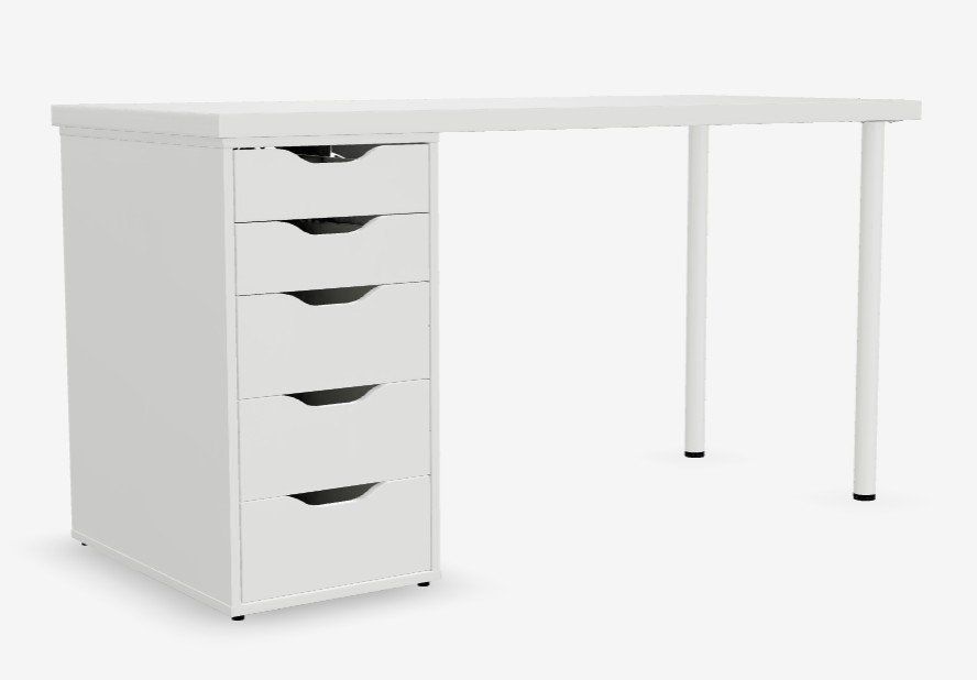Ikea Scrivanie: IKEA Schreibtischkombination – Usato da Härkingen venduto da kiwi15