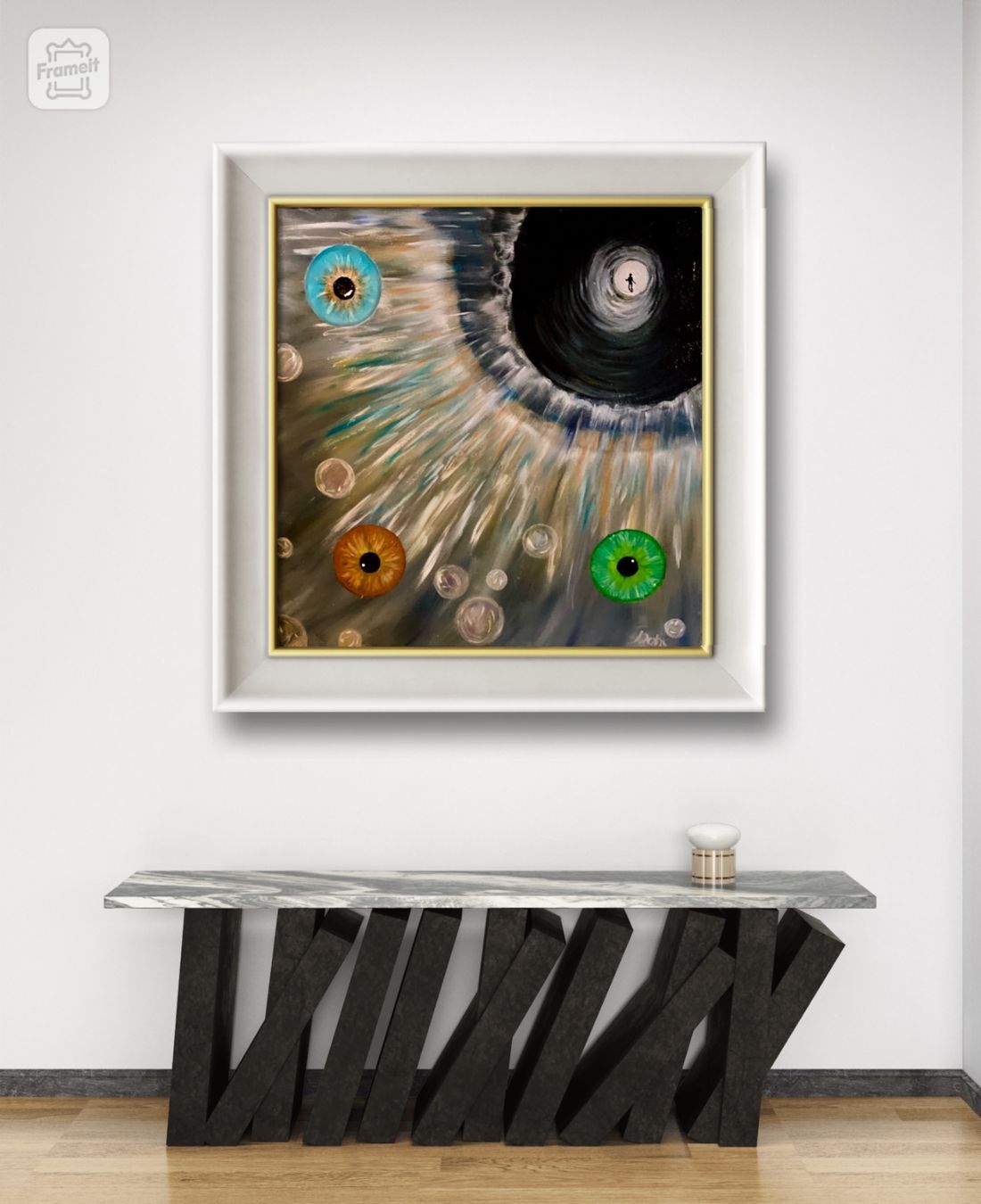 Dipinti: Oil Bild Karma/Kunst Doks – Nuovo (secondo la descrizione) da Beromünster venduto da dok_b8mf