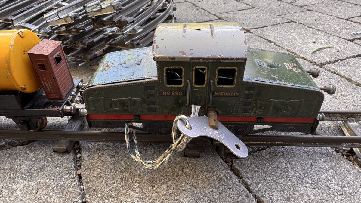 Märklin Modelleisenbahnen: Antike Märklin Eisenbahn mit Schienen. – Gebraucht aus Biel/Bienne von Andy3208 4