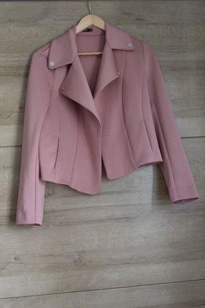 Rosa Übergangs Jacke