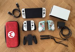 Nintendo Switch OLED + Zubehör in einem Top Zustand