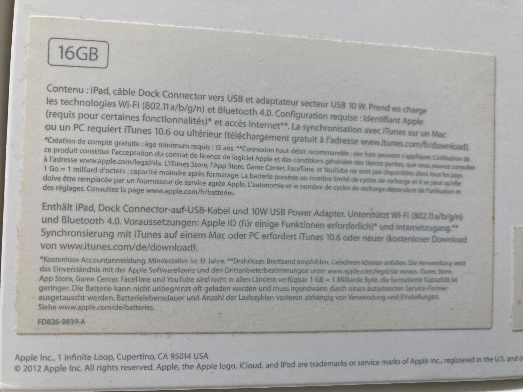 Apple Tablet PC: Apple iPad 3rd Generation – Gebraucht aus Suhr von star033