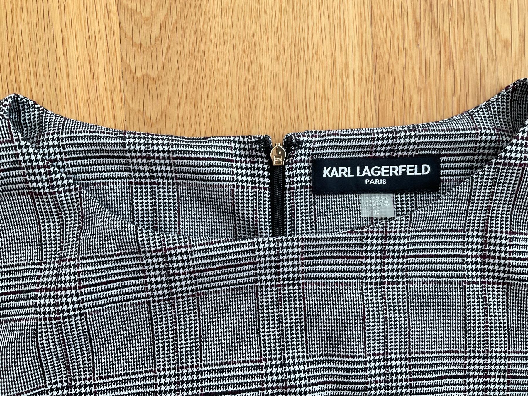 Karl Lagerfeld Vestiti: Karl Lagerfeld Kleid, Karomuster, Gr. 38/40 – Usato da Zufikon venduto da AGLAOPHOTIS 4