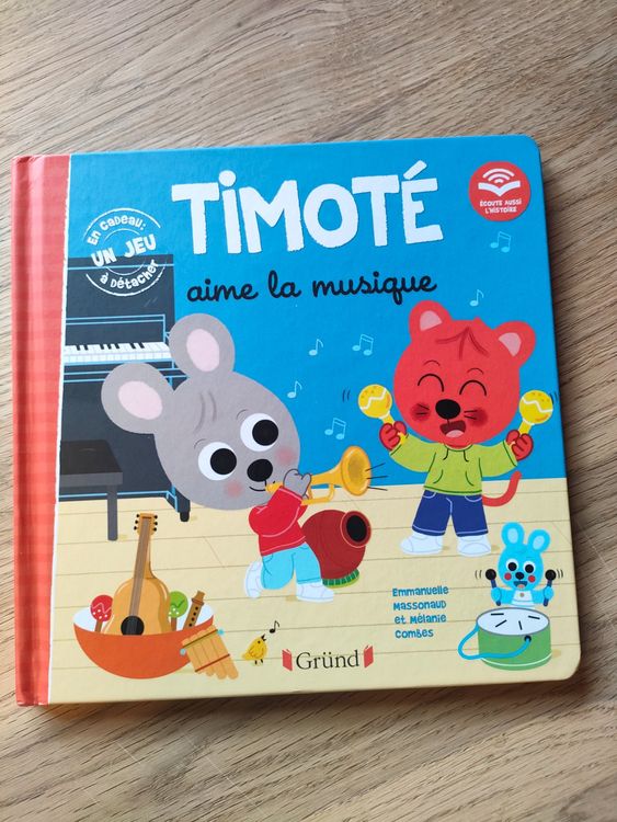 Livre Timoté aime la musique, Comme neuf! (D'occasion) à Charmey ...