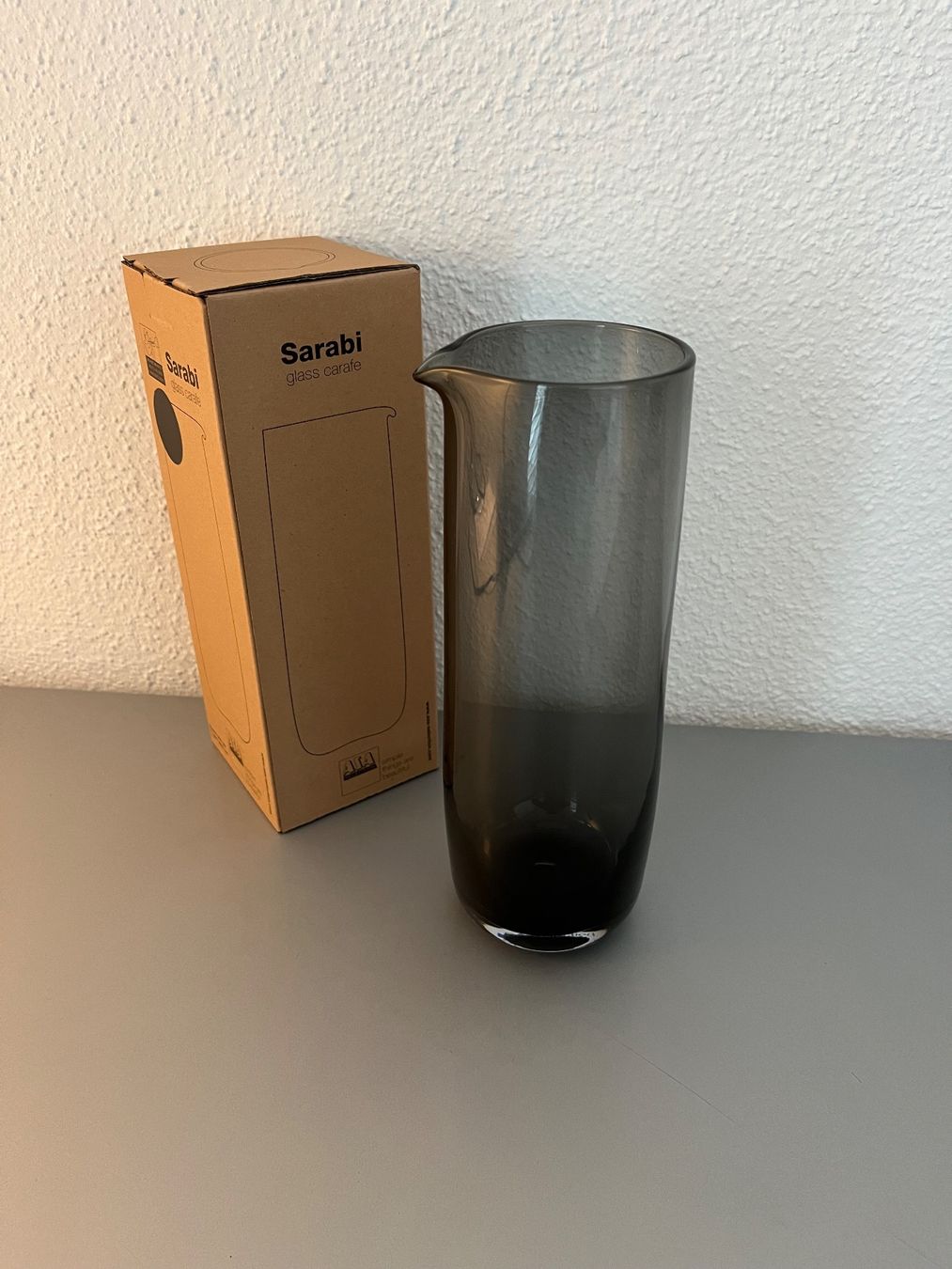 Caraffe: Sarabi Glaskaraffe grau neu & originalverpackt – Nuovo e nell'imballaggio originale da Unterägeri venduto da flu_zp5d 1