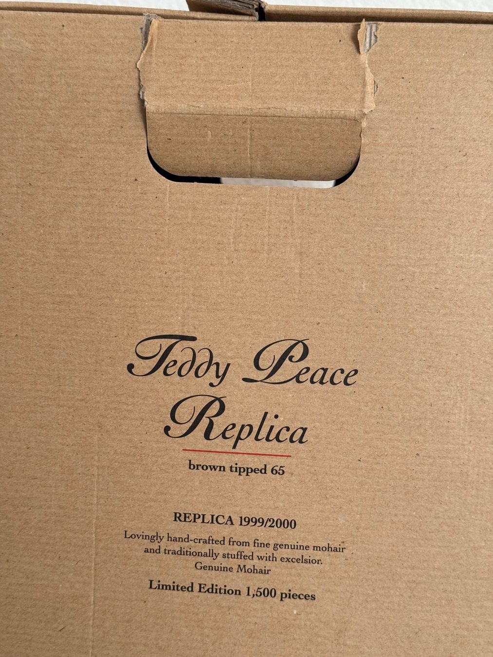 Steiff Giocattoli: STEIFF Teddy Peace 65 Replica – Usato da Neuendorf venduto da Sternenzauber17 8