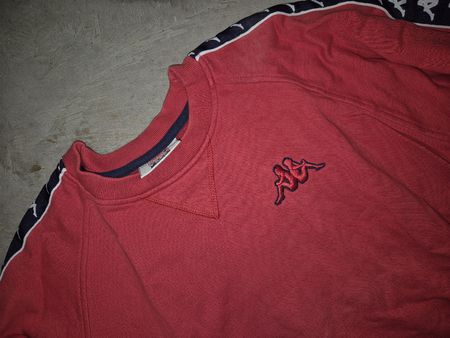 Sweatshirt Kappa rouge vintage