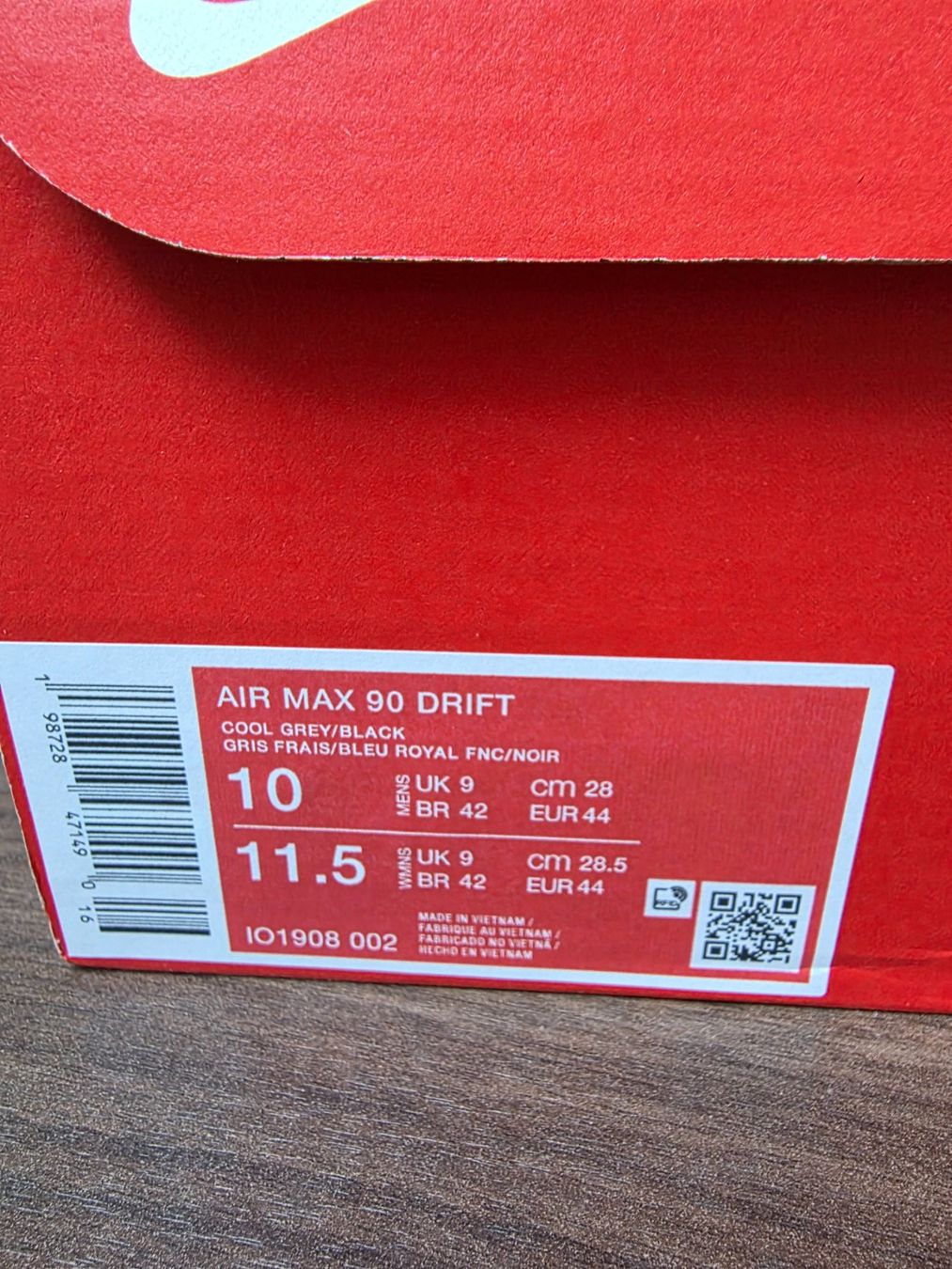 Nike Scarpe da uomo: Nike Air Max 90 Dritf – Nuovo e nell'imballaggio originale da Fleurier venduto da dav_xx8y 7