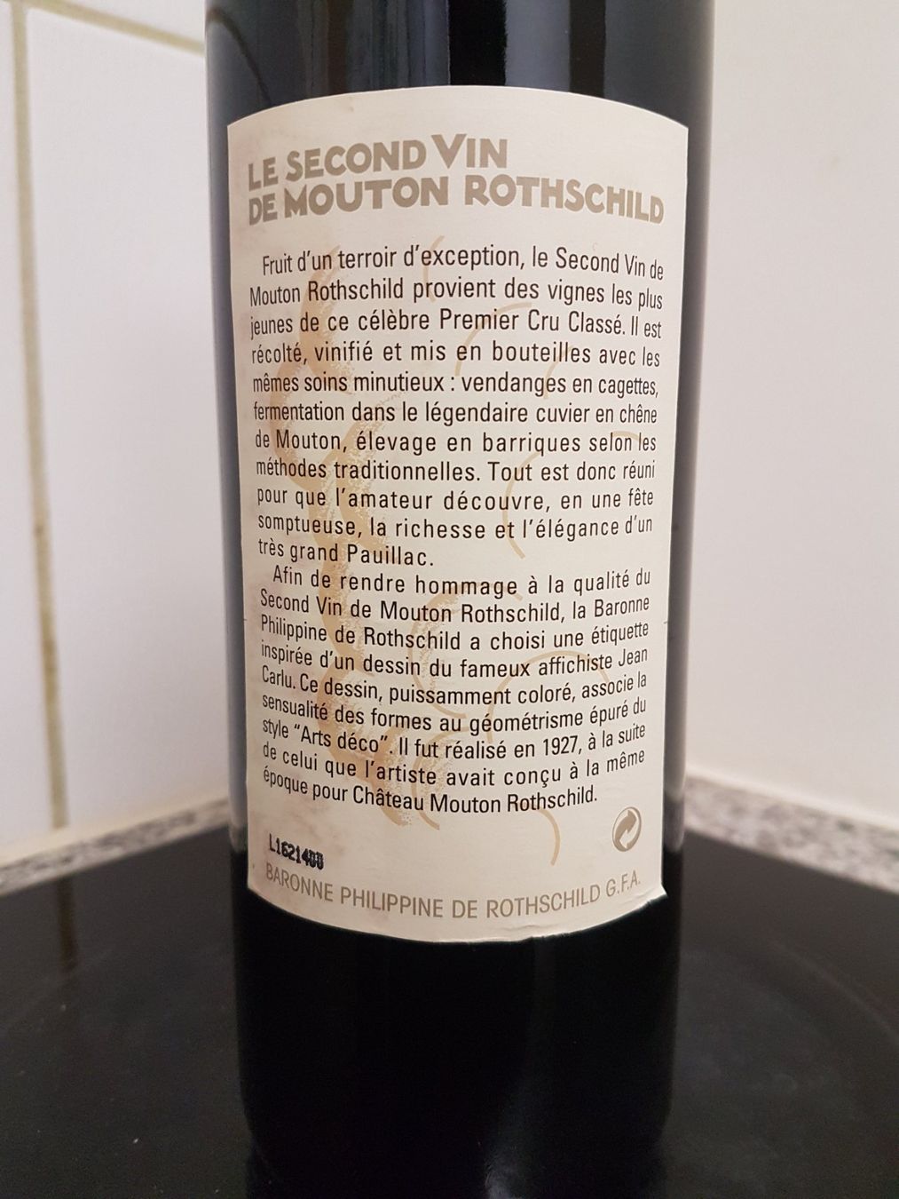 Mouton Rothschild Wein: Le Petit Mouton Rohtschild 1993 – Neu (gemäss Beschreibung) aus Grenchen von poggione 5