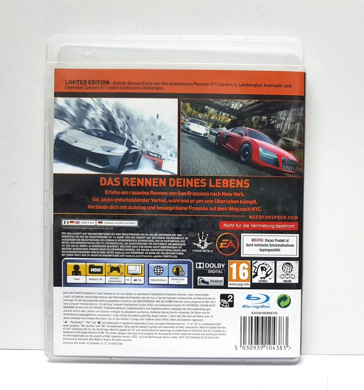 Sony Giochi: Need for Speed The Run das Rennen deines Lebens  PS3 – Usato da Schüpfheim venduto da Games_Spielkonsolen 2